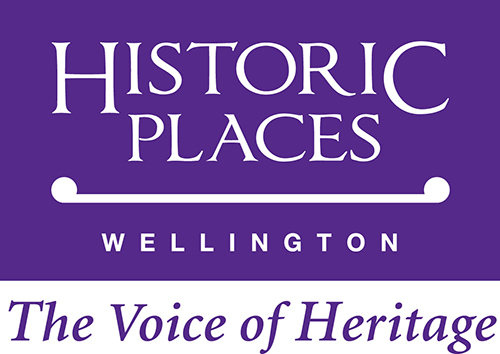 Historic  Places Wellington Purple Logo